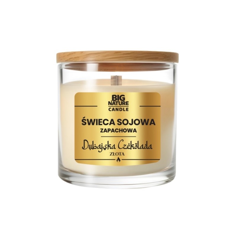 Big Nature Świeca Sojowa Dubajska Czekolada 215 g