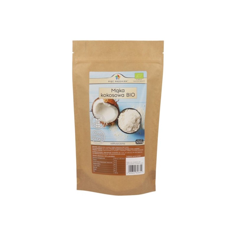 Pięć przemian Mąka Kokosowa BIO 500g