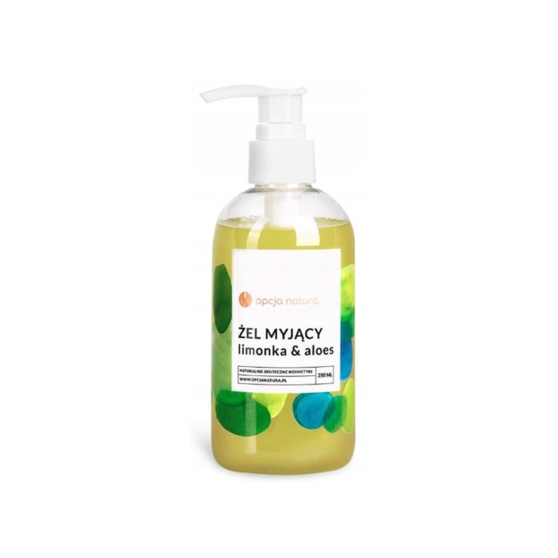 Opcja Natura Żel myjący limonka & aloes 250 ml