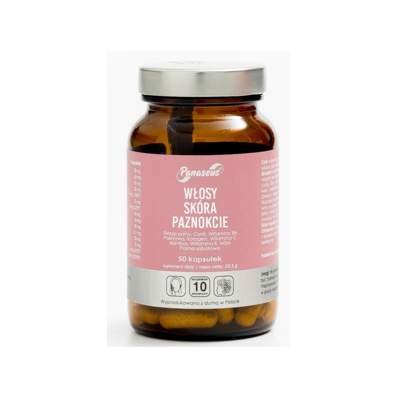 Panaseus Włosy Skóra Paznokcie 50 k