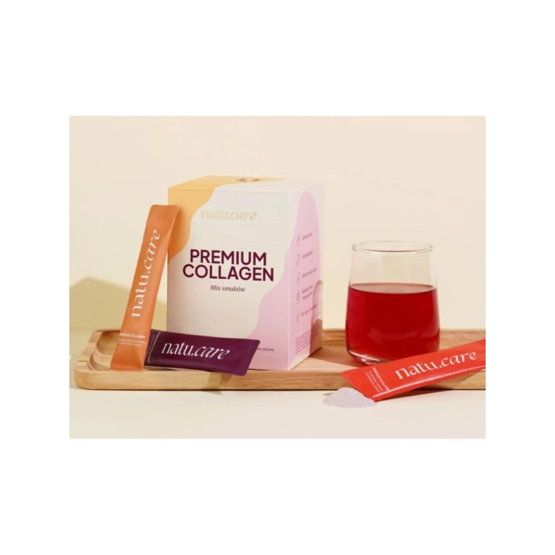 Natu Care Kolagen Premium 5000 mg mix 3 smaków