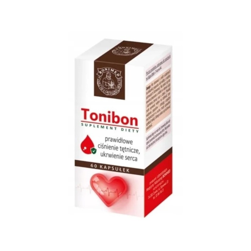 Bonimed Tonibon 60 kapsułek prawidłowe ciśnienie