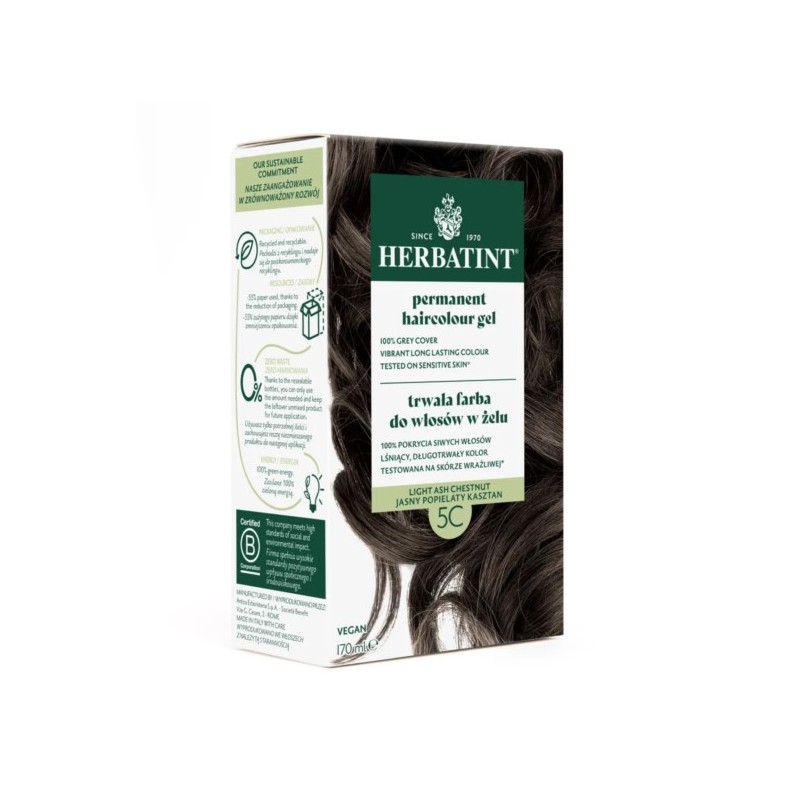 Herbatint Farba 5C Jasny Popielaty Kasztan 150 ml