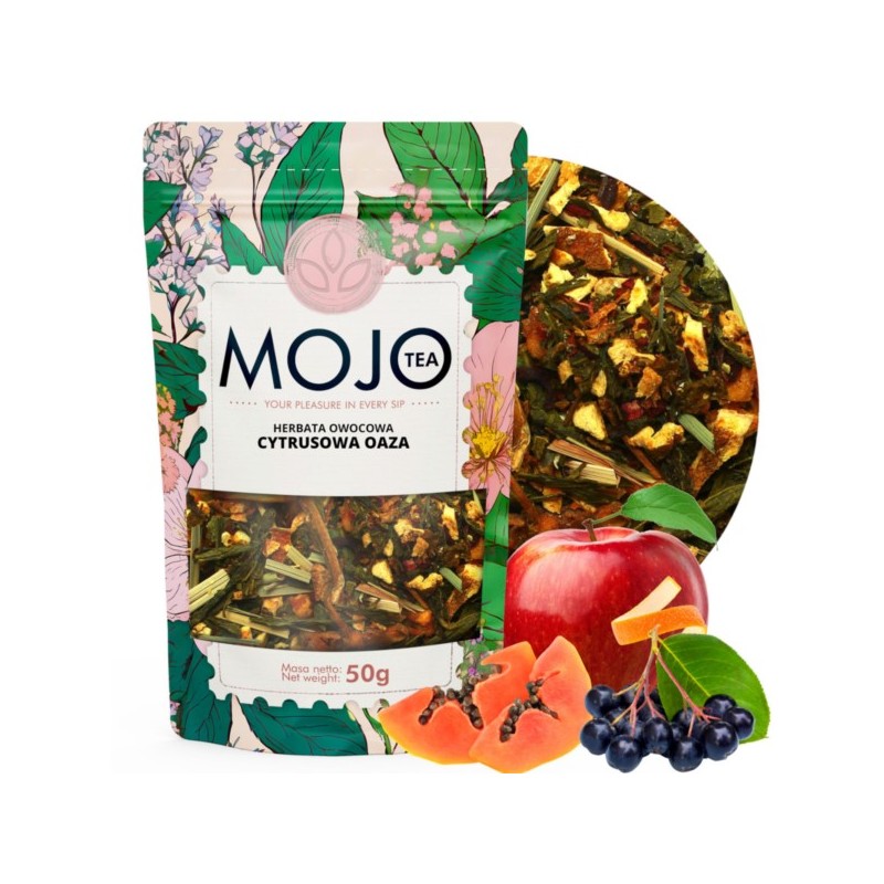 MOJO TEA Herbata Owocowa Cytrusowa Oaza 50 g