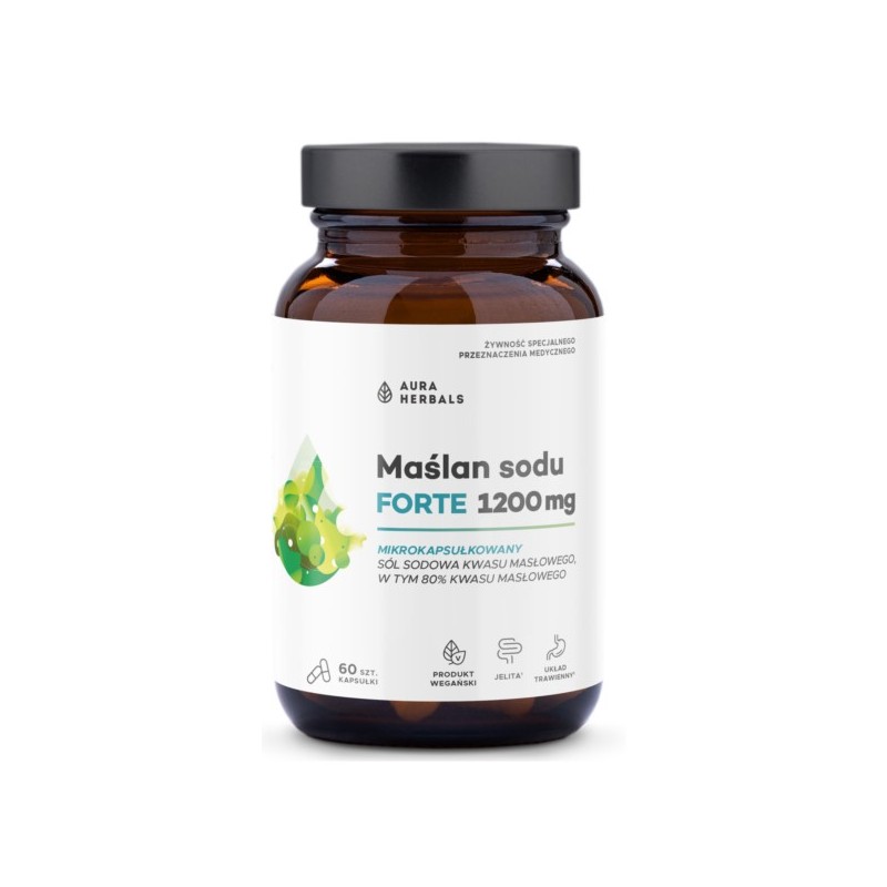 Aura Herbals Maślan Sodu Forte 1200 mg 60 k