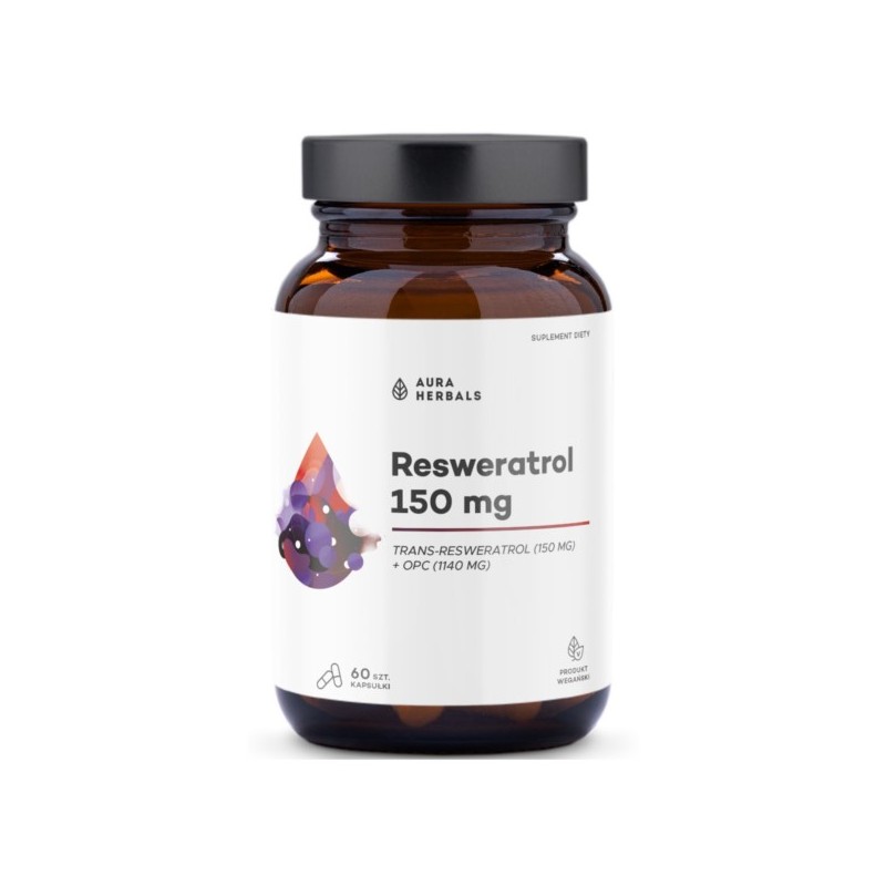 Aura Herbal Resweratrol 150 mg 60 k.