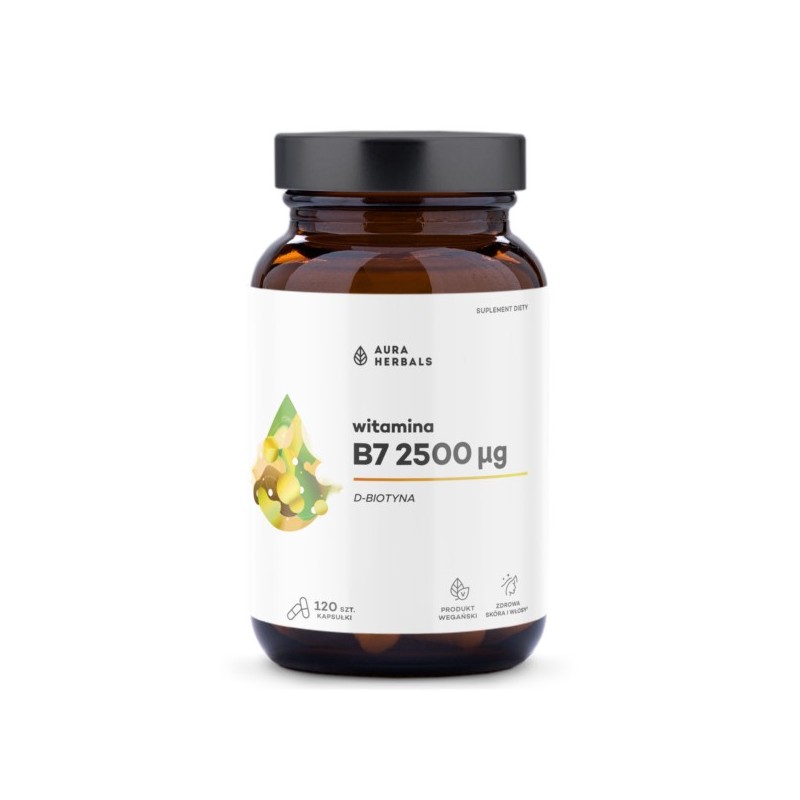 Aura Herbals Witamina B7 2500 µg 120 szt
