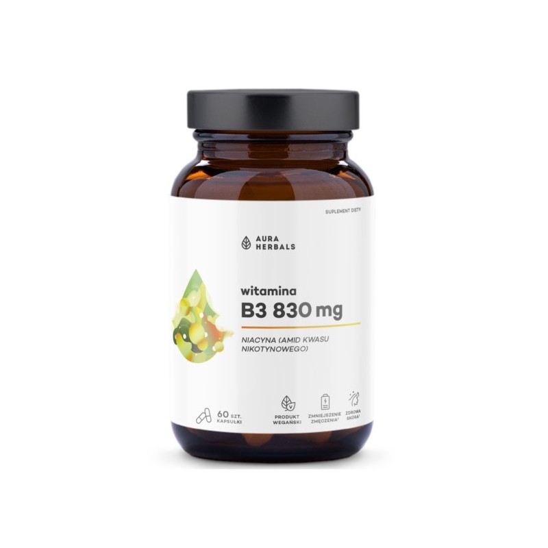 Aura Herbals Witamina B3 830 mg 60 k