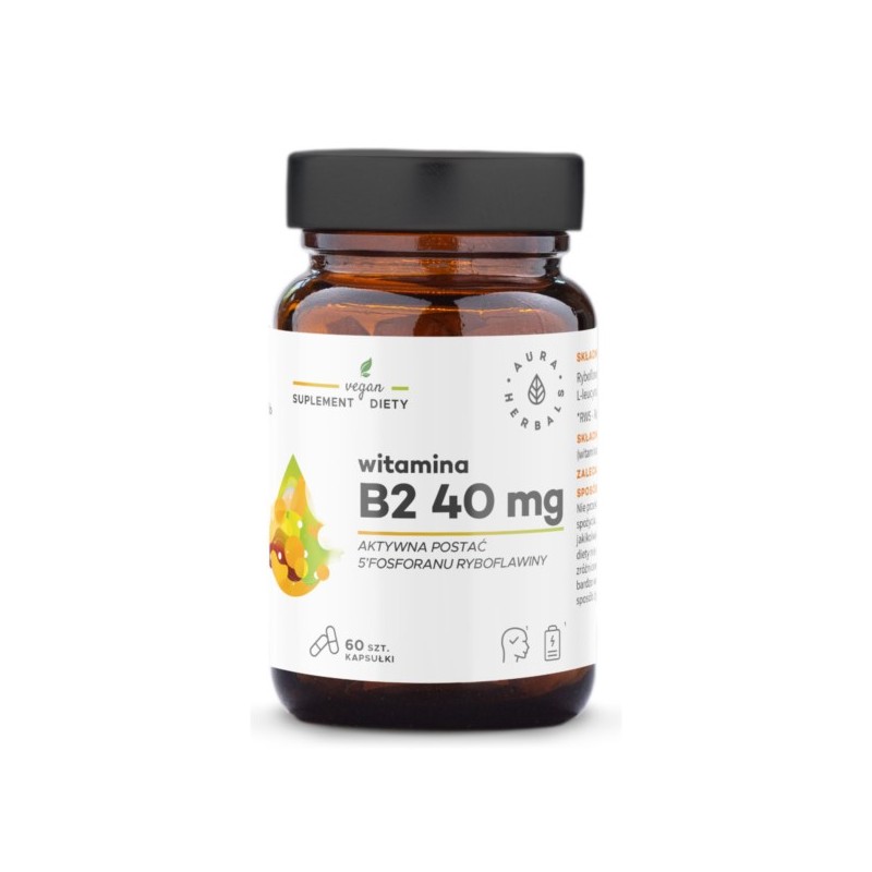 Aura Herbals Witamina B2 40 mg 60 szt