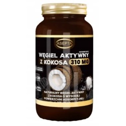 Asepta Węgiel aktywny z kokosa 120 k