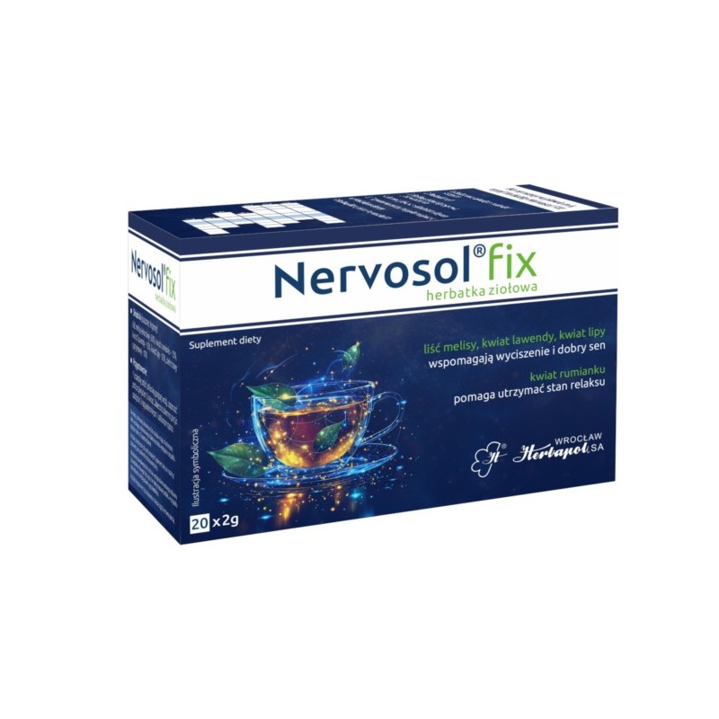 Herbapol Wrocław Nervosol fix herbatka ziołowa 20s