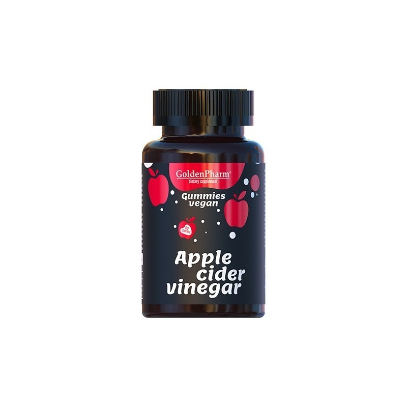 GoldenPharm Ocet Jabłkowy  60 żelków