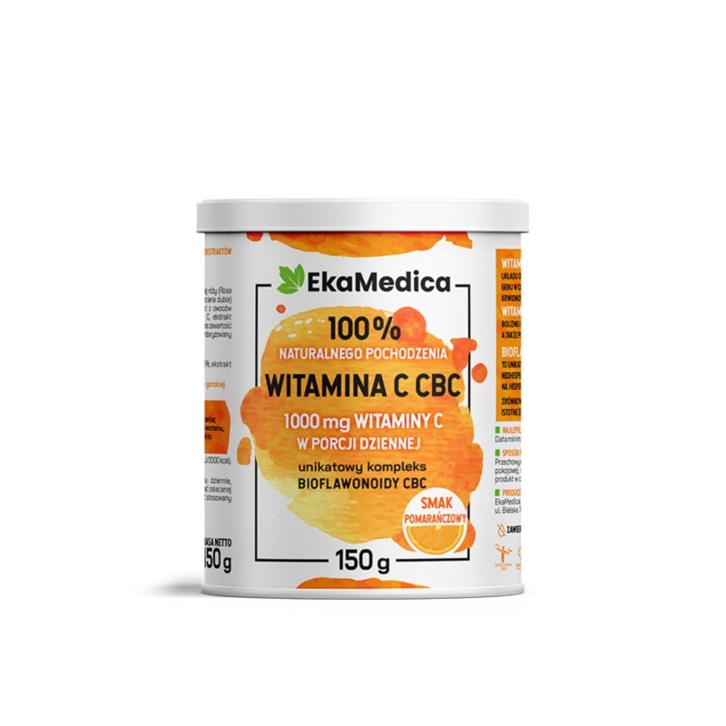 Ekamedica Witamina C CBC pomarańcza 150 g