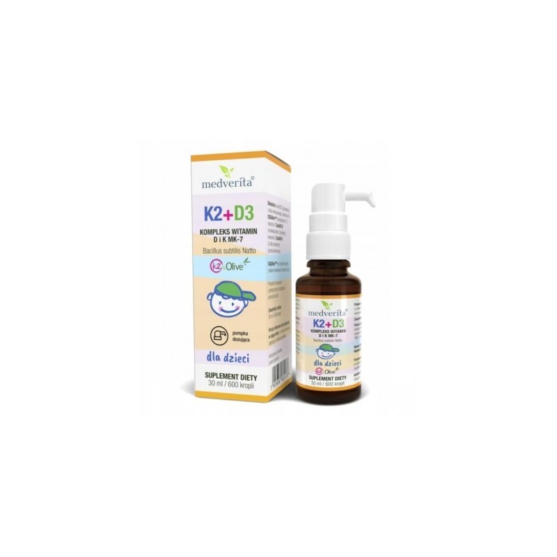 Medverita Witamina K2 + D3 dla dzieci 30 ml