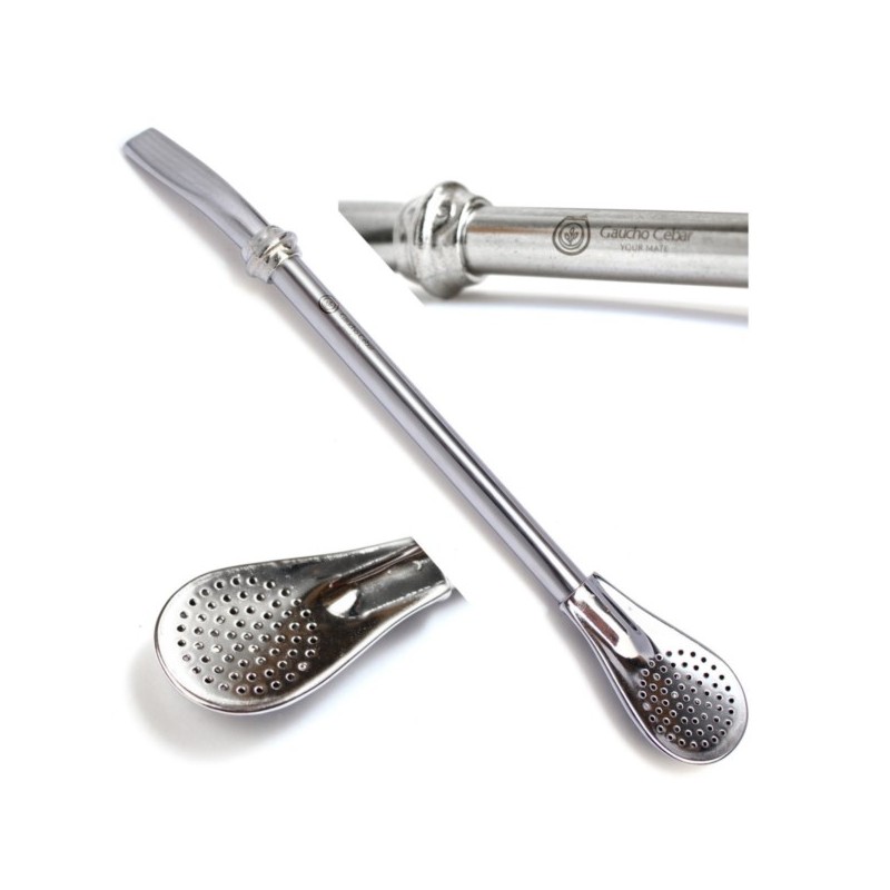 Oranżada Bombilla LIZA z pierścieniem srebrna