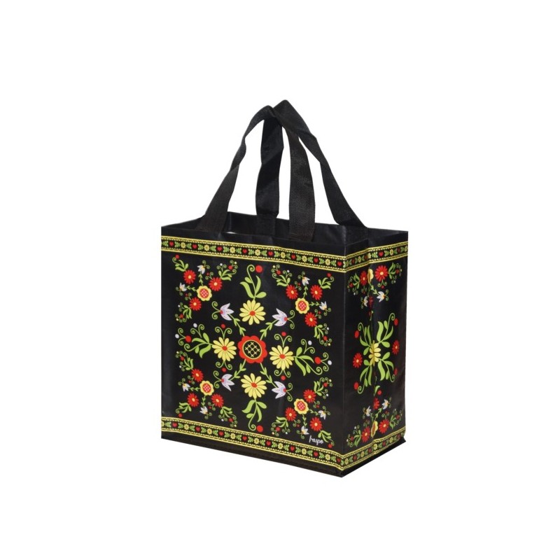 Torba Z Pp Mini Folklor Czarny Motyw