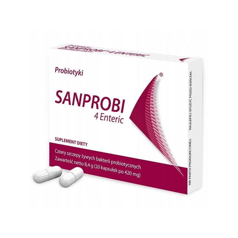 Sanprobi 4 Enteric probiotyki 20 kapsułek