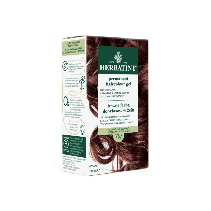 Herbatint Farba 7M Mahoniowy Blond 150 ml