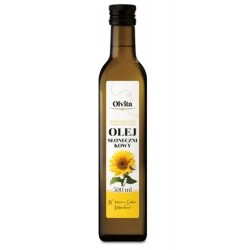 Olvita Olej Słonecznikowy Zimno Tłoczony 500Ml