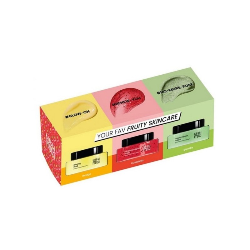Zestaw Tutti Frutti Your Fav Skincare 3 maseczki
