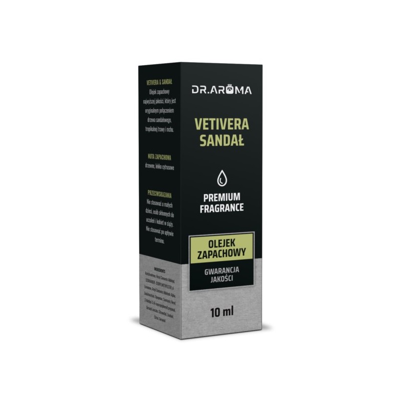 DR.AROMA Olejek VETIVERA & SANDAŁ 10 ML