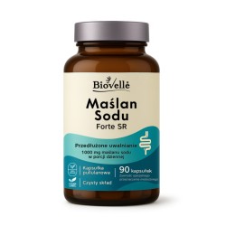 Biovelle Maślan Sodu Forte SR 1000 mg 90 kapsułek