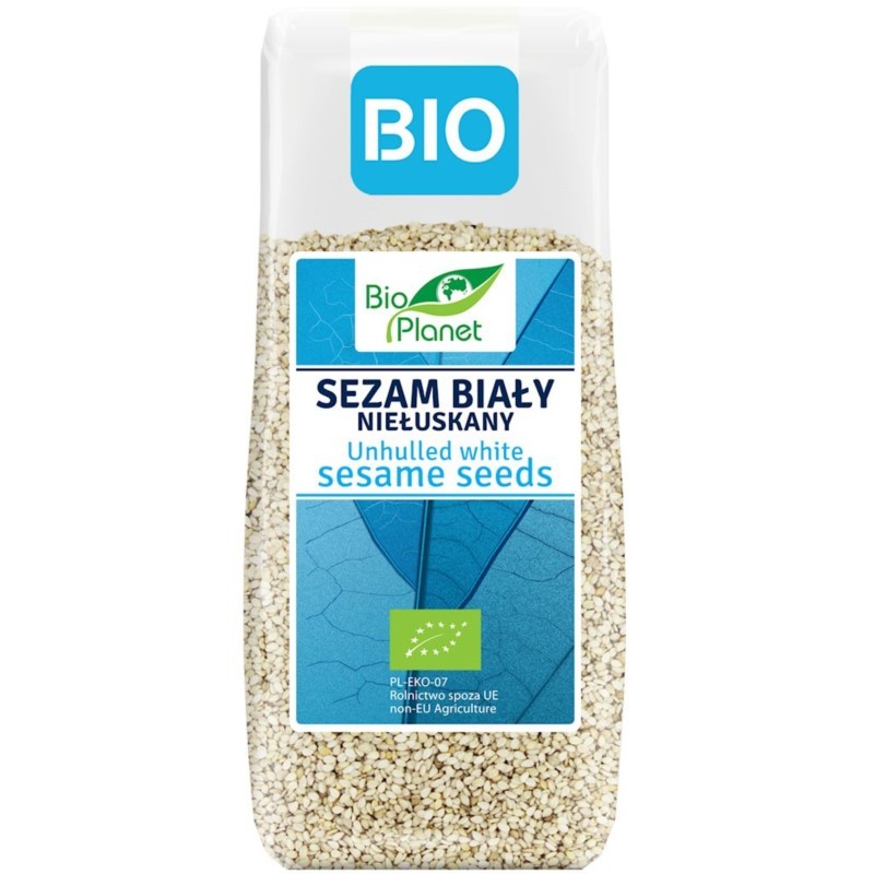 BIO PLANET Sezam biały niełuskany BIO 200 g