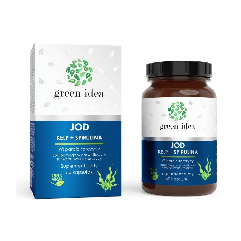 Green Idea JOD kelp + spirulina 60 k