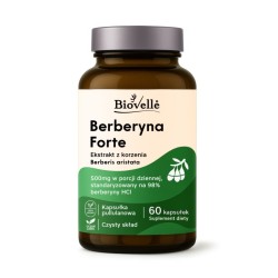 Biovelle Berberyna Forte z Chromem 500 mg 60 k