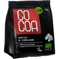 Cocoa Daktyle w surowej czekoladzie 50% BIO 70g