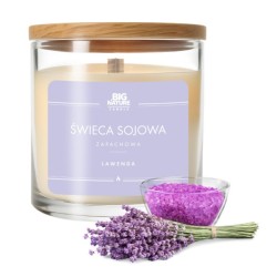 Big Nature Świeca Sojowa LAWENDA 150 g